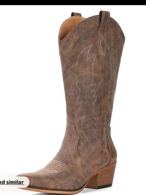 Women’s Brown Western Cowboy Boots